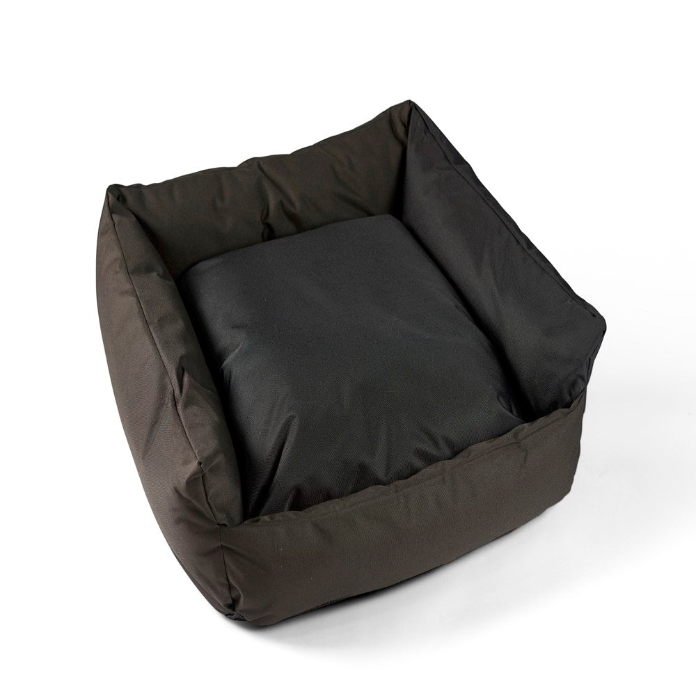 Black - Trojan Cosy Waterproof Dog Bed